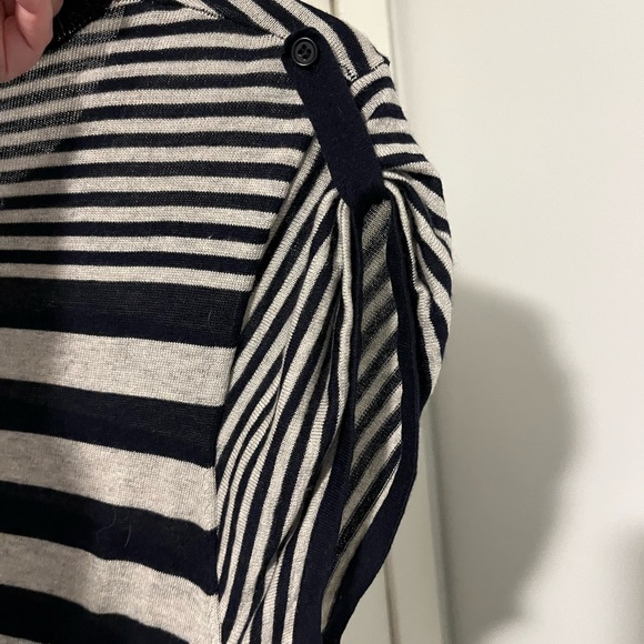 BCBG Lightweight Knit Striped Dress - Picture 4 of 9